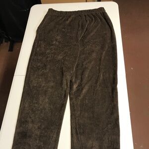 NWOT Lands’ End Sport Knit High Rise Corduroy Pants Brown Women’s Medium 10-12